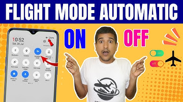 Flight mode apne aap kaise lag jata hai | airplane mode automatically turns on off problem solve