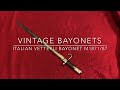 Italian vetterli bayonet m187187  baonnette vetterli italienne  bayoneta vetterli italiana