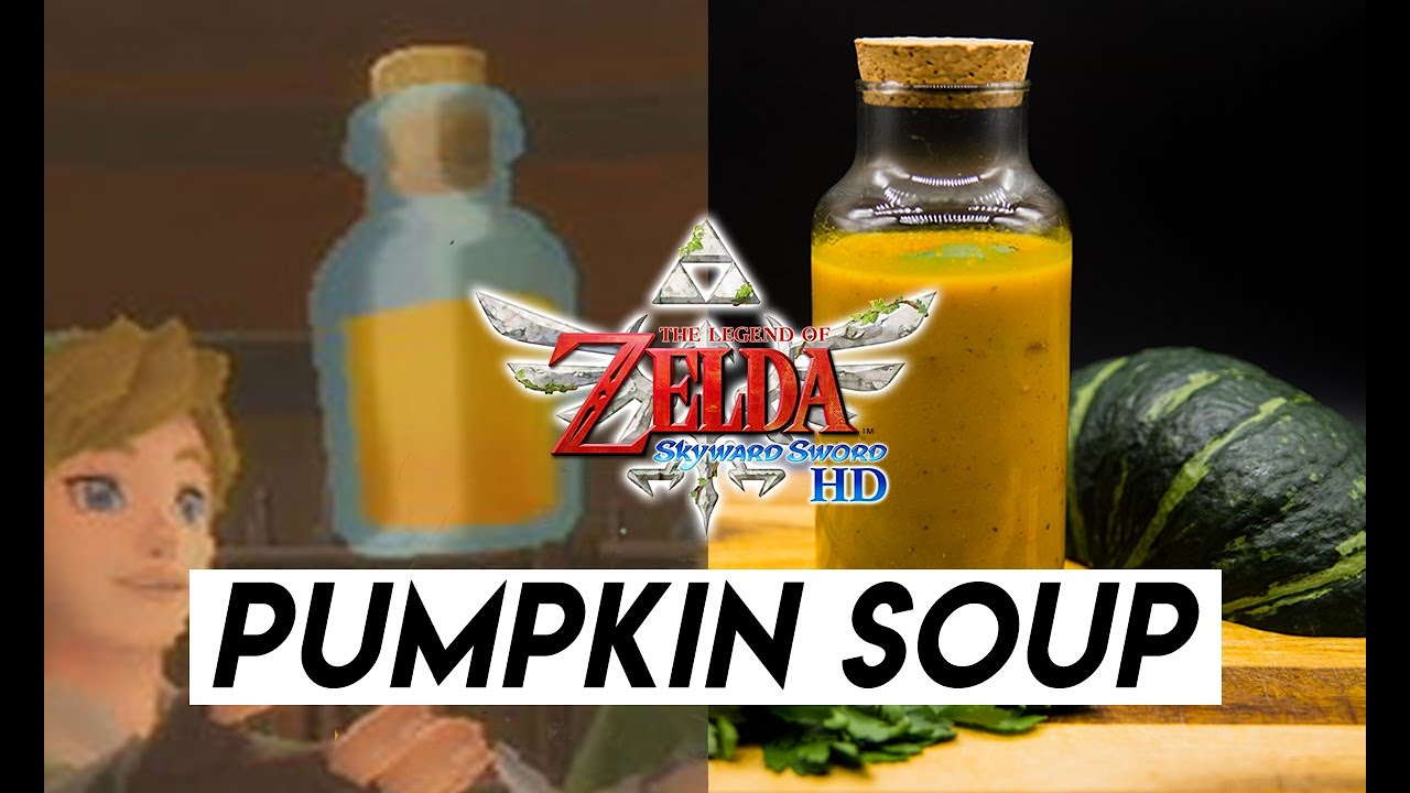 How to make the Pumpkin Soup from the Lumpy Pumpkin Zelda Skyward