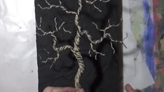 Mixed Media Tree Art Painted Wire Tree Part 2 Of 3
