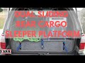 Dual Sliding Rear Cargo Drawer Storage / Sleeper Platform - For 4Runner or SUV