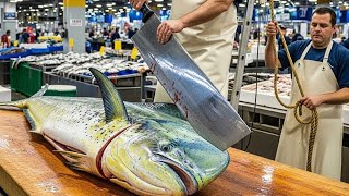Amazing Mahi Mahi Giant Cutting Show You Must See