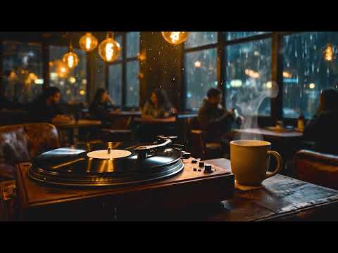 Soft LoFi Rain Café Ambience 🌙 ☕ Relaxing LoFi Instrumental for Anxiety Reliefmp4