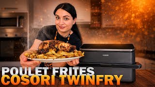 🍗 POULET FRITES 🍟: le repas préféré des Français au Cosori twinfry AIRFRYER  !