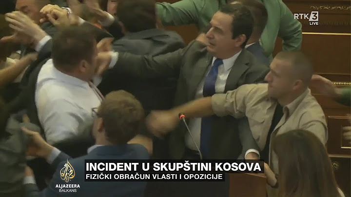Incident u Skupštini Kosova, fizički obračun vlasti i opozicije