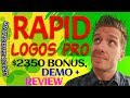 Rapid Logos PRO Review🔺Demo🔺$2350 Bonus🔺RapidLogosPRO Review🔺