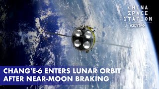 Chang'e-6 Enters Lunar Orbit after Near-Moon Braking