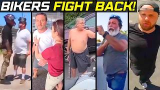 WHEN BIKERS FIGHT BACK - BEST OF ROAD RAGE FIGHTS!