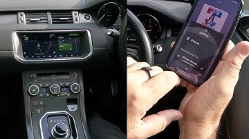 How to Play music from a mobile through the bluetooth audio system in a 2018 Range Rover Evoque