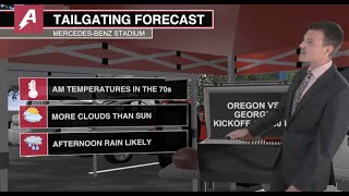 AthensGA Weather forecast: Oregon vs. Georgia in Atlanta