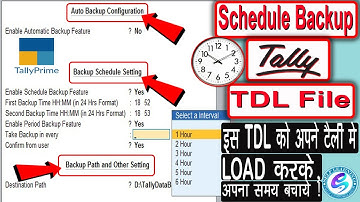 Schedule backup in tally prime ! Tally scheduled backup ! Self Learning Channel