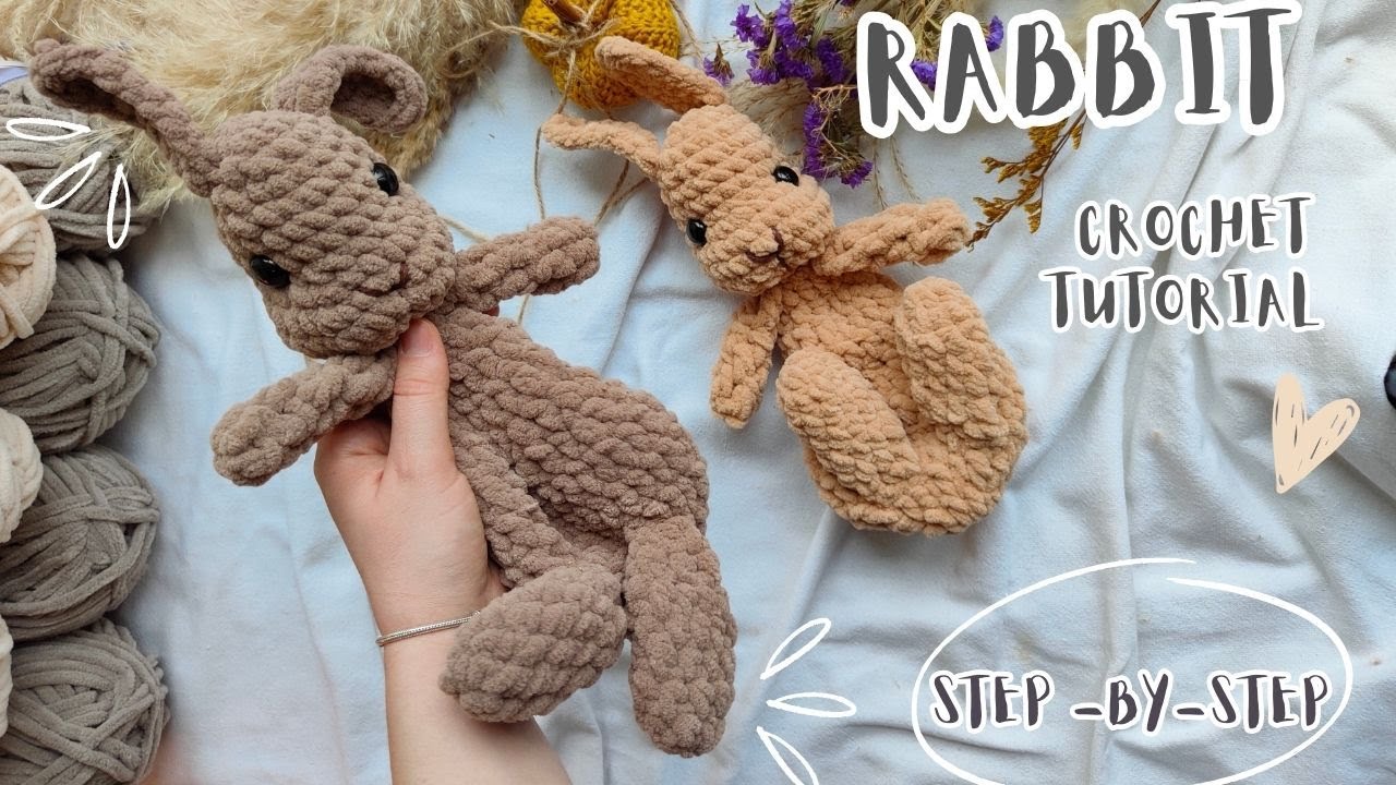 Youtube Crochet Rabbit Tutorial Easy Rabbit Crochet Tutorial | Step-by-Step Amigurumi Bunny Guide ...