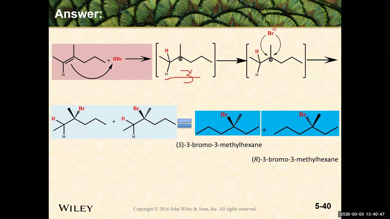 Ch 5: Reactions of Alkenes (Exercises and Halogenation Reactions)