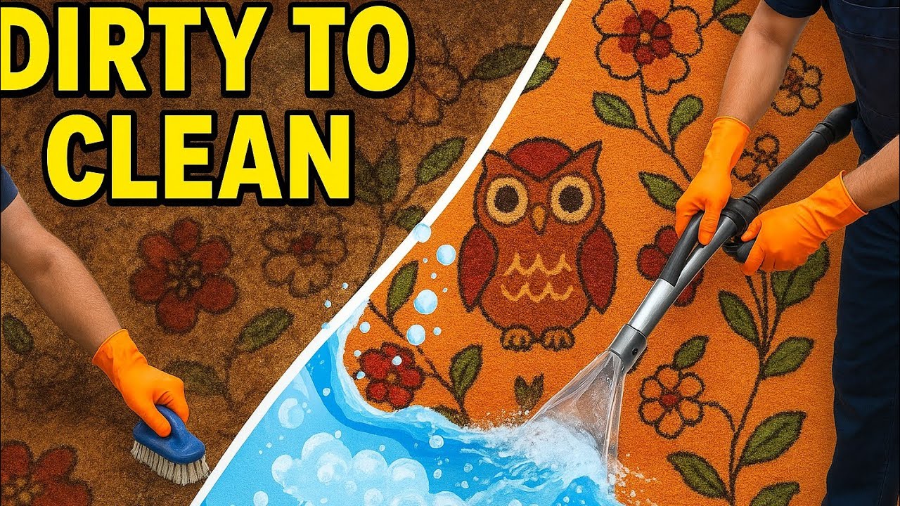 Worst Rugs 💰 $1 vs $100,000 Dirty Rug | The Hardest Carpet Clean of My Life! - YouTube