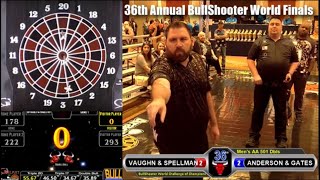 Double In  Double Out 9 Darter in Deciding Leg at Bullshooter World Finals by Alex Spellman