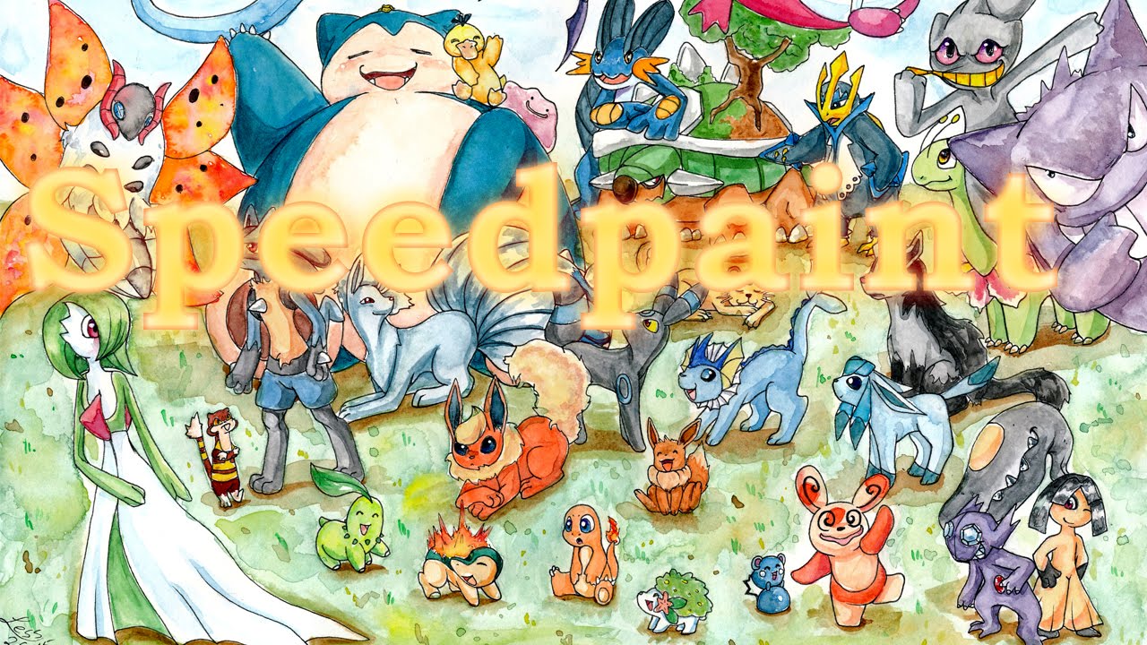Speedpaint - Pokémon Giveaway - YouTube