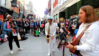 Video thumbnail of "HOW TO STOP A CROWD IN 5 SECONDS | The Beatles - Let It Be | Allie Sherlock & Daniele Vitale cover"