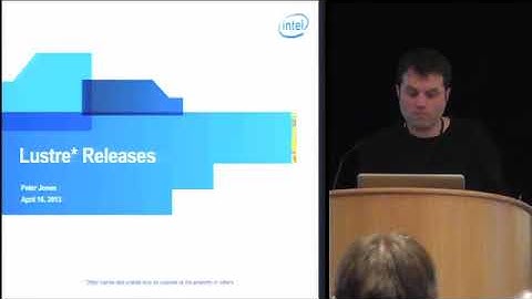 LUG 2013: Lustre Releases