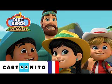 Aider un dinosaure blessé !🦖 | NOUVEAU Dino Ranch : Les Explorateurs de l’Île | @CartoonitoFrance