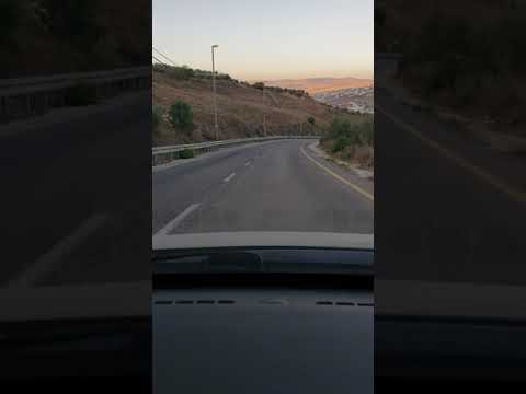 من جبل الطور في نابلس