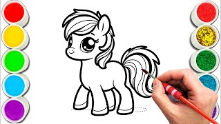 My Little Pony Drawing, Painting & Coloring For Kids and Toddlers_ Child Art