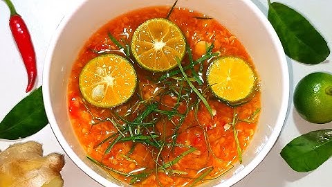 Cách làm Nước Mắm Gừng chấm gì cũng ngon - Combo Món Ăn
