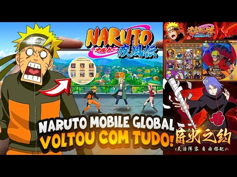 😱FINALMENTE!! SAIU NOVO JOGO DO NARUTO MOBILE GLOBAL na X7GAME com ...