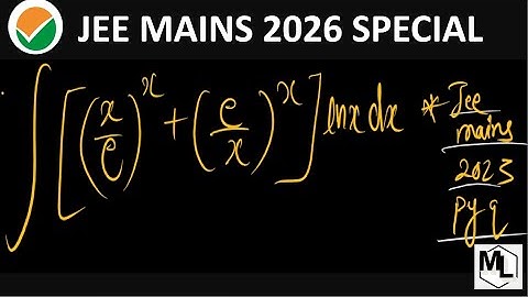 Tricky Indefinite Integral JEE MAINS 2023 PROBLEM || Detailed Solution #jee #nda #maths 