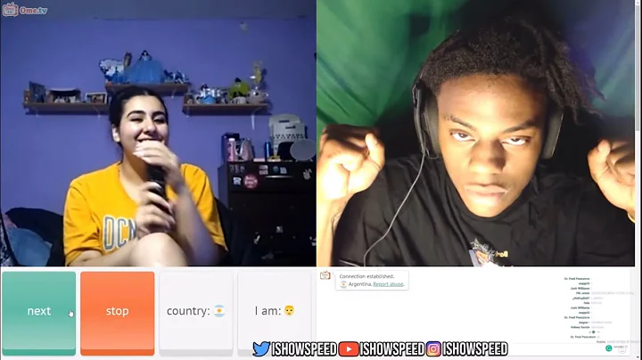 ISHOWSPEED ASKS ARGENTINIAN GIRL MESSI OR RONALDO *RAGE*