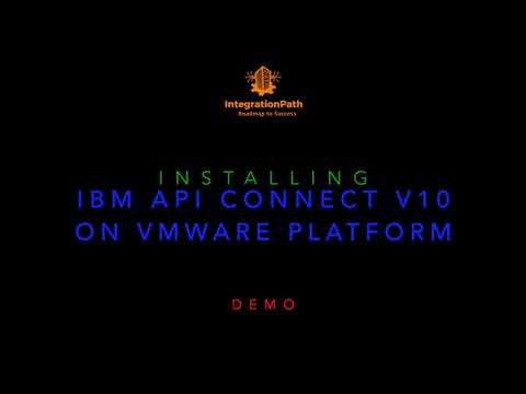 IBM API Connect v10 installation on VMware platform - Demo1