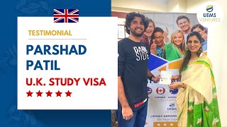 Student Success Story Parshad Patils Journey To Westminster University And Obtaining Uk Study Visa