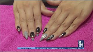 Nail salon offering Golden Knights manicure screenshot 5