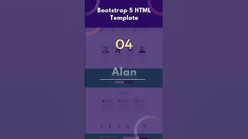 Bootstrap 5 HTML Template #websitetemplate #htmltemplate #shorts