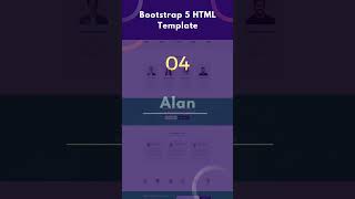 Bootstrap 5 HTML Template #websitetemplate #htmltemplate #shorts