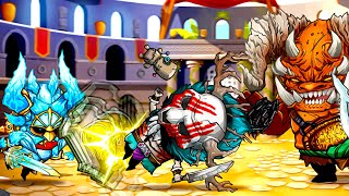 A FANTASTIC GLADIATOR GAME - Tiny Gladiators TURKISH - FIRST LOOK