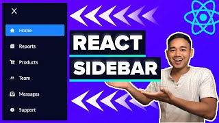 React Sidebar Navigation Menu Tutorial - Beginner React JS Project Using Hooks & Router