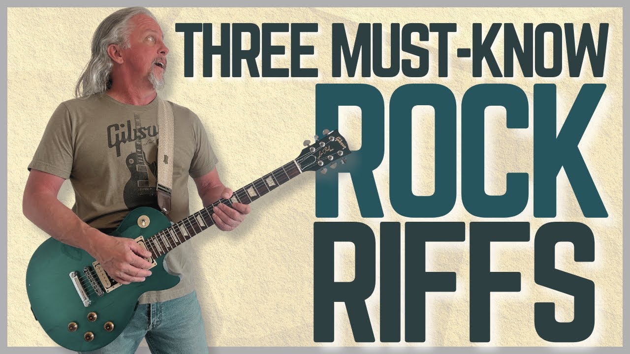 3 Classic Rock Guitar Riffs You Should Learn - YouTube