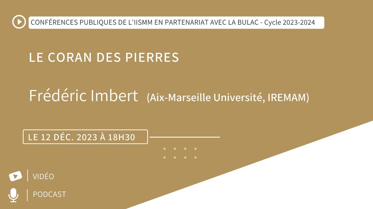 Le Coran des pierres