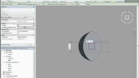 Form Editing -  Revit 2010 Architecture @ revittut.blogspot.com