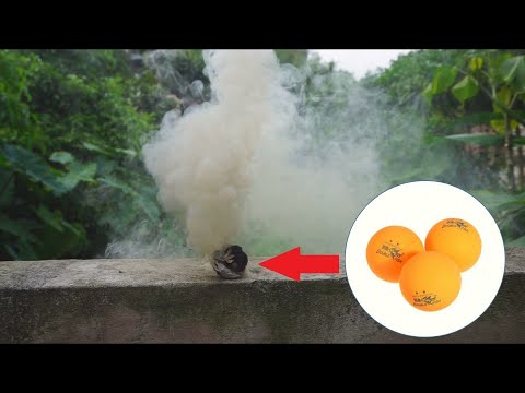 Video Chế pháo khói từ quả bóng bàn ( 2 mẹo nhỏ với quả bóng... - youtube