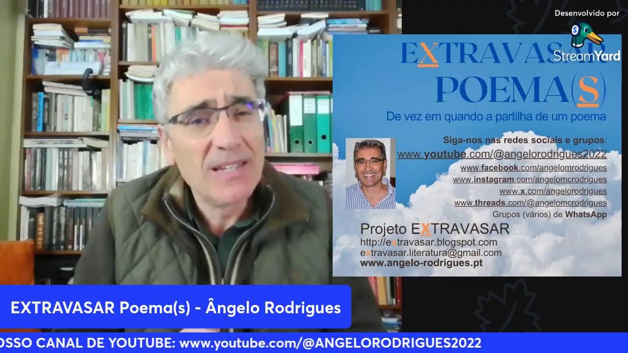 EXTRAVASAR – Poema(s) por Ângelo Rodrigues