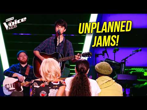 The Times Coaches Got Up To Join Kids On Stage! | The Voice Kids