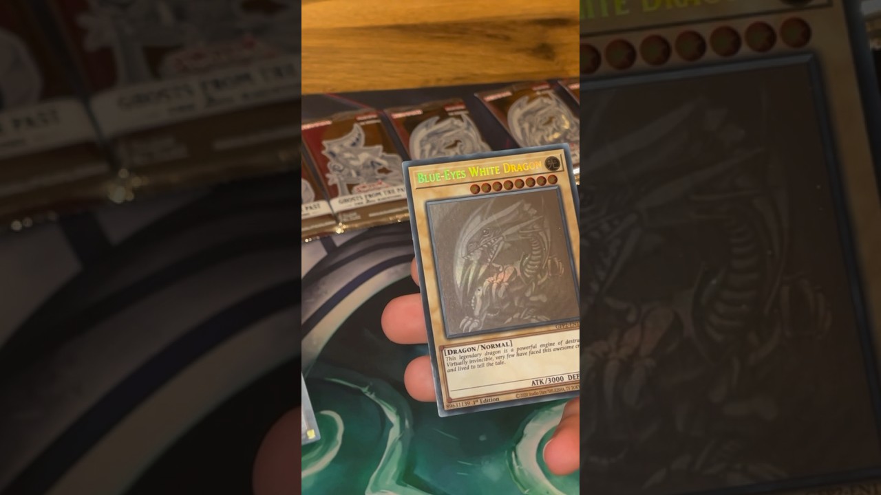 Blue Eyes White Dragon - Ghost Rare pull! Pick 1 of 8, insane luck and my BEST PULL ever! 