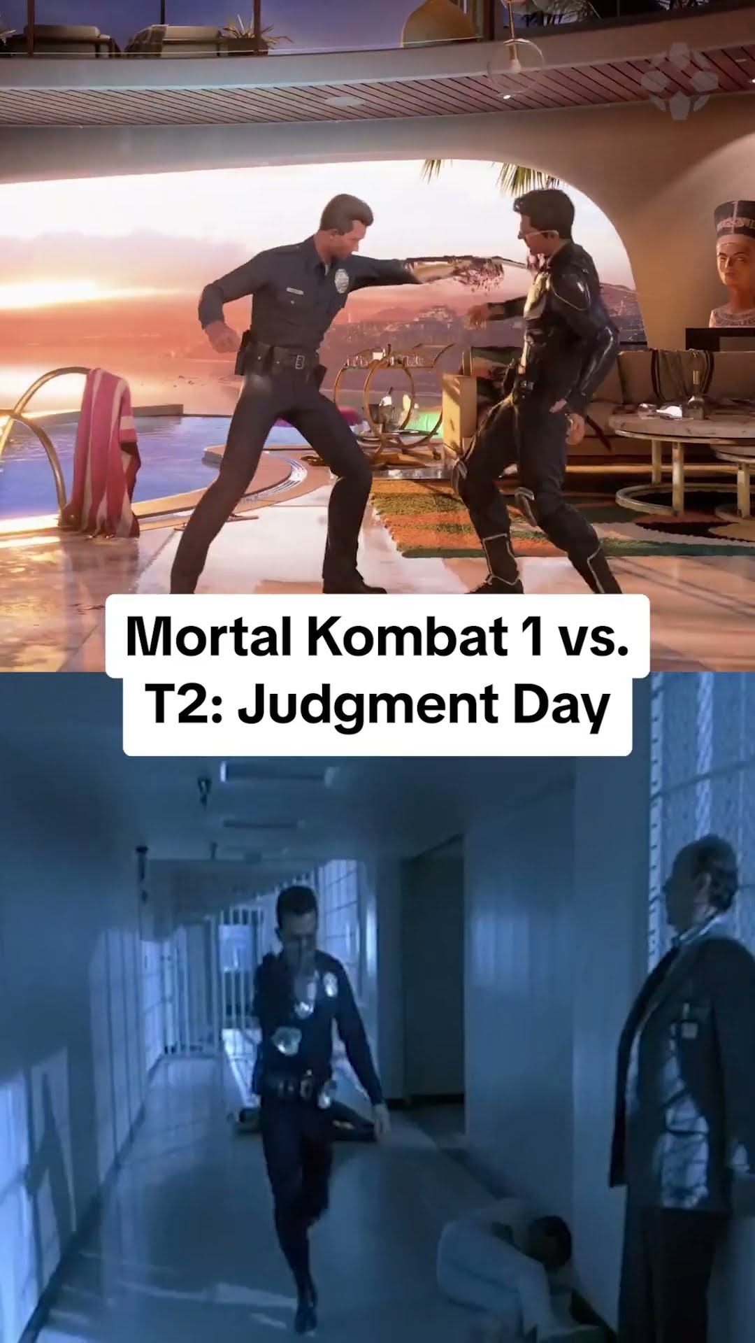 Mortal Kombat 1 (2025) vs. Terminator 2: Judgment Day (1991) #gameplay #mortalkombat #terminator