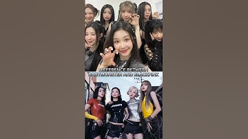 Difference between babymonster and blackpink #blackpink #babymonster #difference #viral #shorts