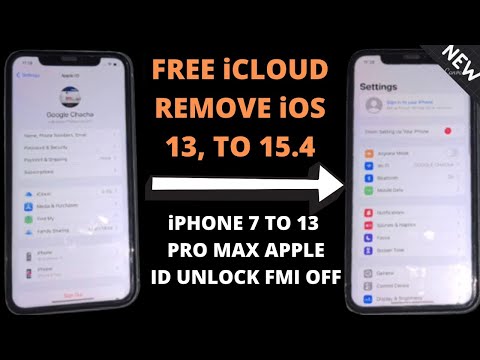 iPhone 13 Pro Max iCloud Remove Open Menu / iPhone 7 To Up Apple ID Unlock iOS 13 To 15.4 Open Menu