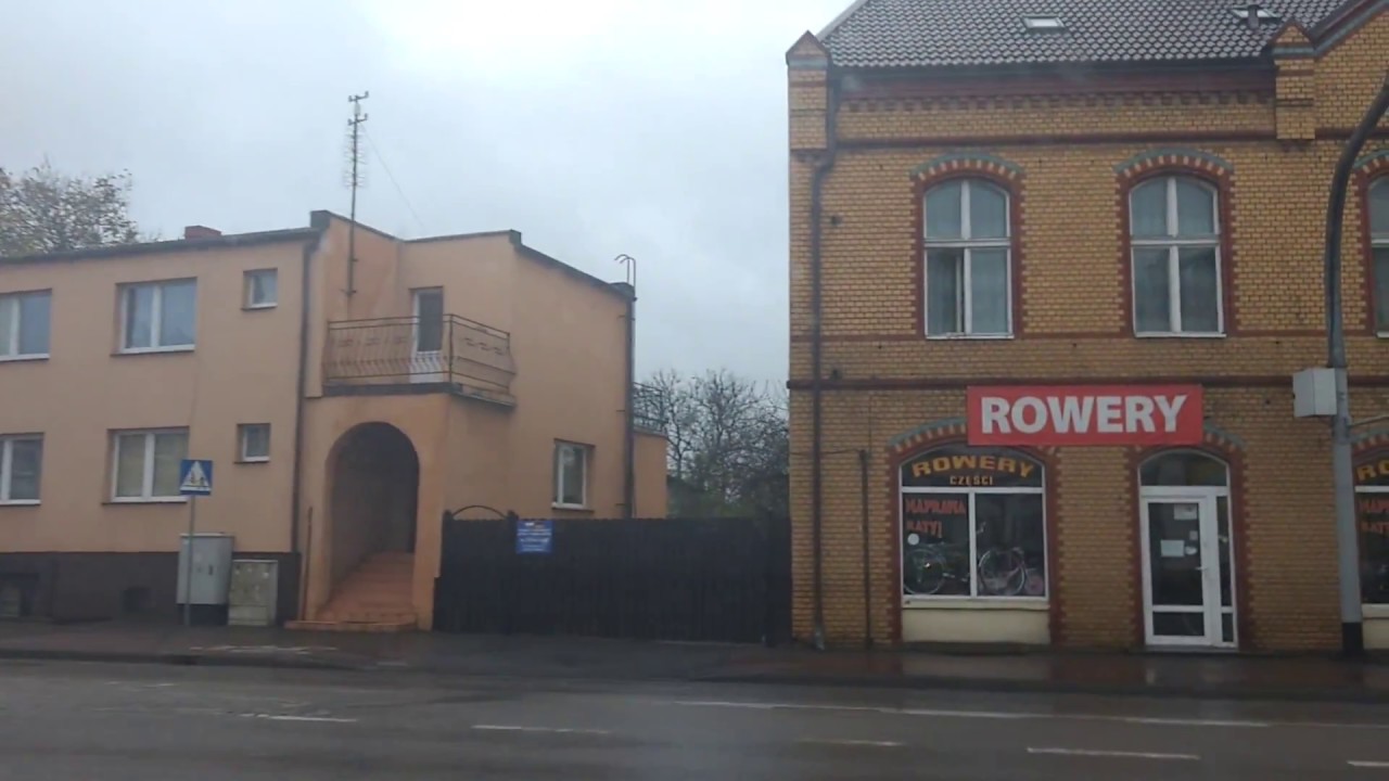 Driving through Poland - Czersk (town) and Malachin (village) -  Pomeranian region