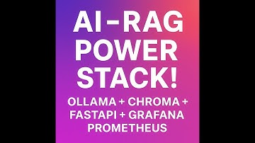 AI Agent Power Stack (Part 5) ⚡ Ollama + FastAPI + Chroma + Grafana + Prometheus in Docker Compose
