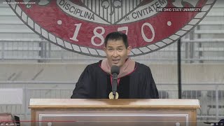 Ohio State commencement speaker addresses criticism of his unconventional address