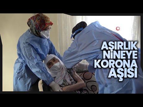 108 Yaşındaki Zarife Kılıç, Korona Aşısı Oldu